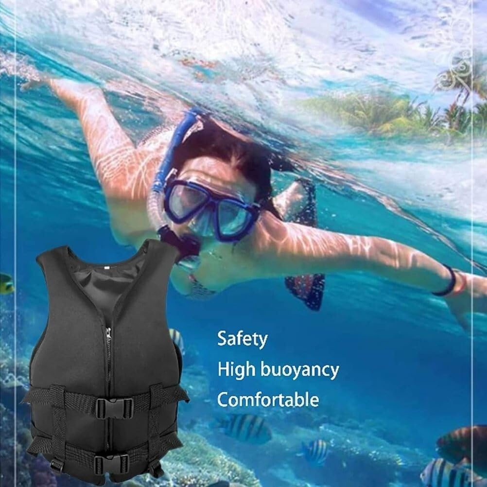 Unisex Hohe Auftriebskraft Tragbar Schwimnweste Doppelschicht Neopren für Kajak Schnorcheln Stand Up Paddling Wassersport Sicherheit
