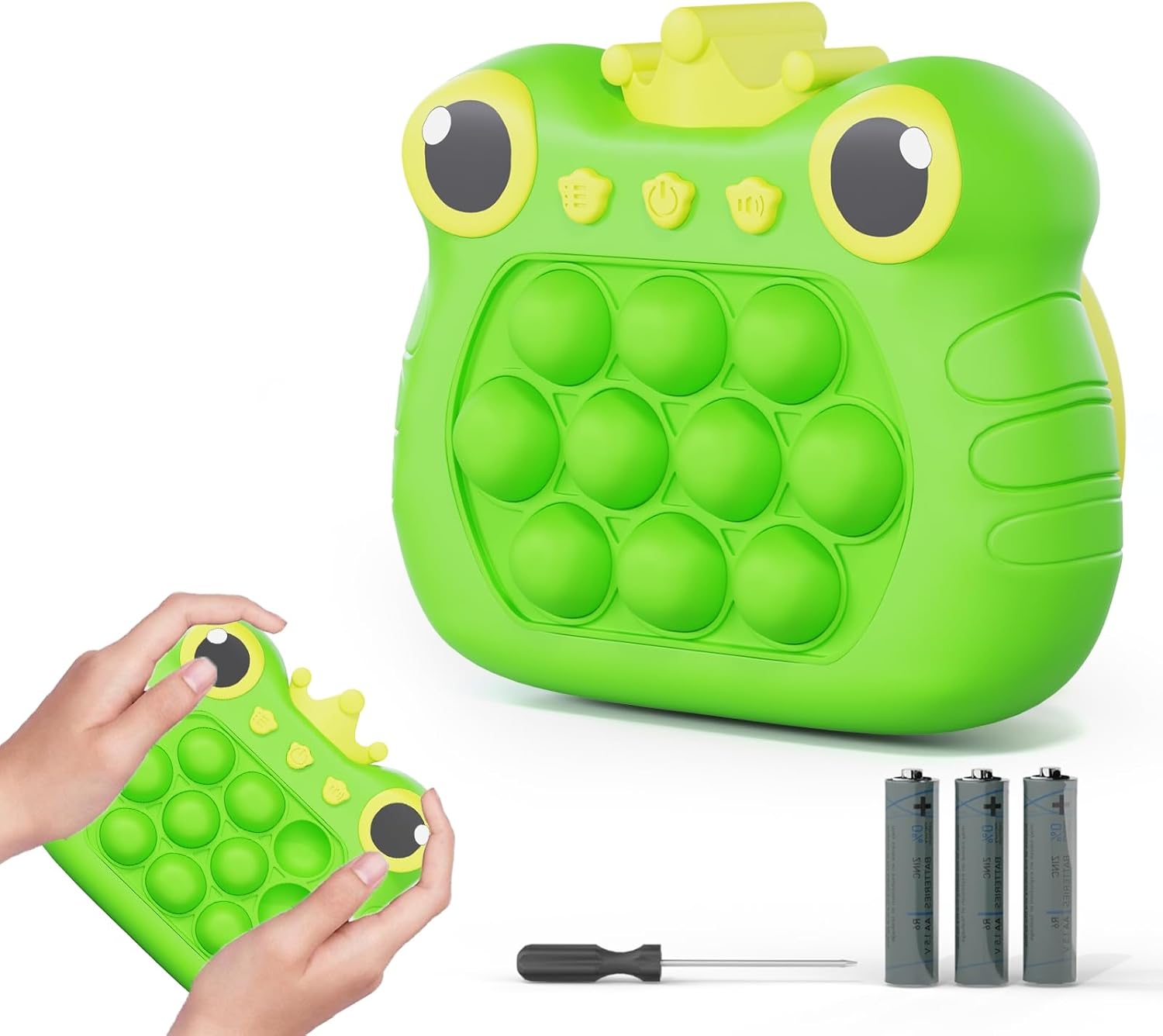 Doahurry Quick Push Game, Lightup Handheld Bubble Game
