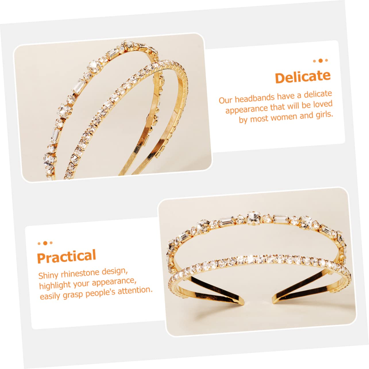 Healeved 5pezzi Cerchietto Accessorio Nuziale Per Cerimonie e Colori Matrimoni e Speciali