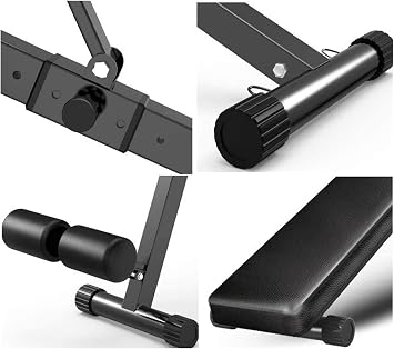 Workout Bench,Strength Training Equipment, Folding Bench for Home use Dumbbell Stool for Fitness Chair Adjustable with Sit on for Full Body workou