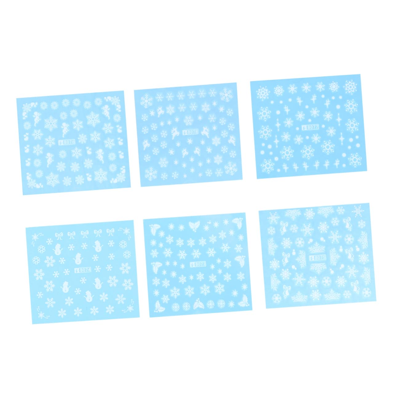 minkissy 90piezas Pegatinas De Uñas Para Decoración Navideña Calcomanías Autoadhesivas Para Manicura Diseño Creativo y Duradero Para Fiestas y Eventos