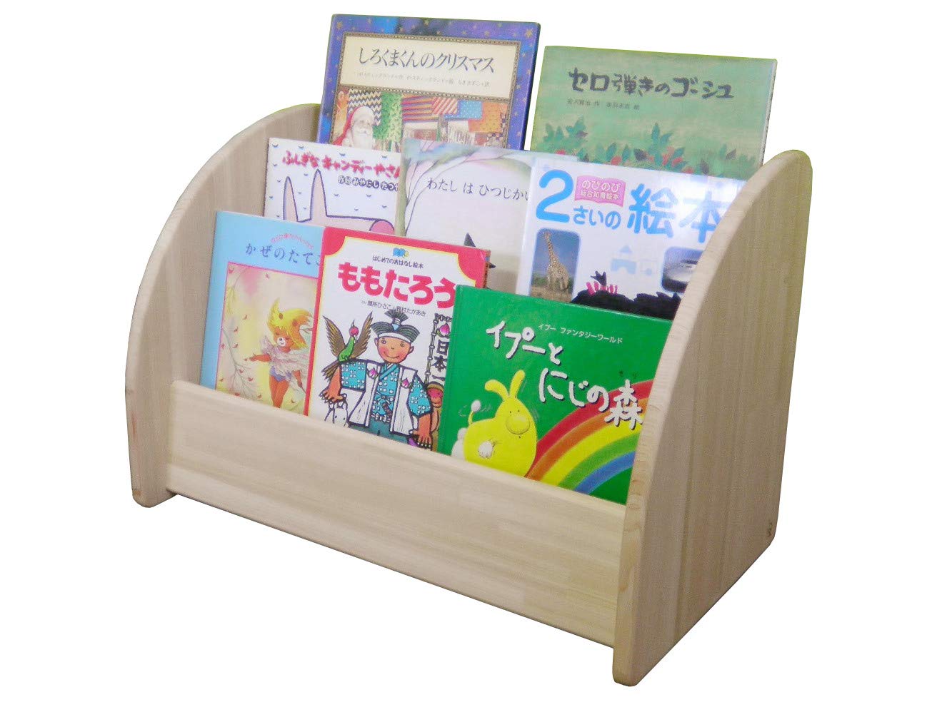 Amazon.co.jp: 木遊舎(MOKUYUSYA) 絵本棚【完成品】天然木製ひのき材