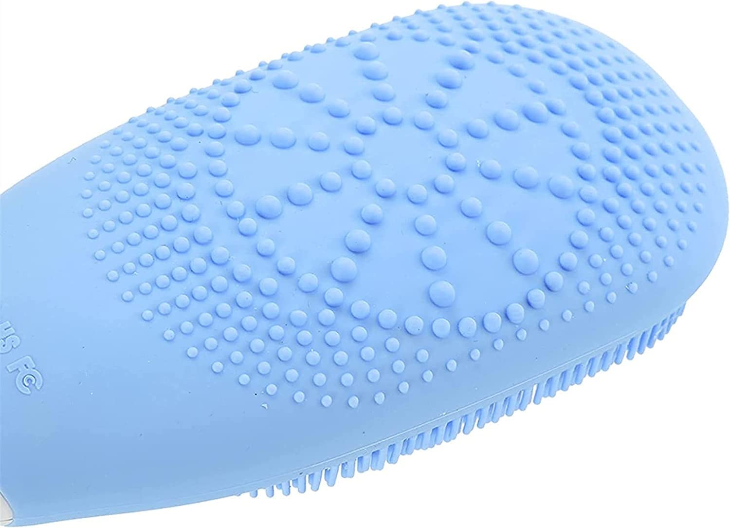Cepillo de baño eléctrico Cepillo de Ducha con Carga USB Cepillos de baño y Cuerpo de Mango Largo Cepillo de Masaje Impermeable Limpiar Exfoliante Mejorar la circulación