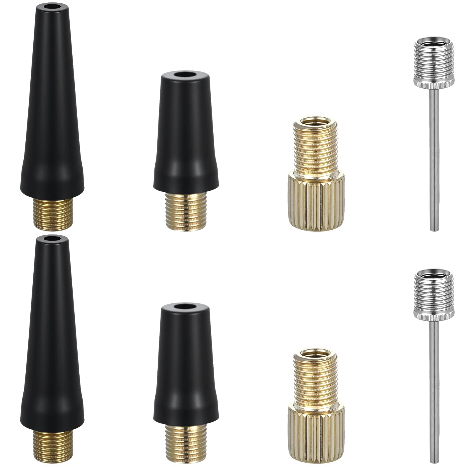 8 PCS Air Pump for Bicycle, Valve Adapter Set for Bike Tires and Sports Balls, Universal Cycle Pump Accessories for Inflating Party Decorations and Emergency Repairs-image-40