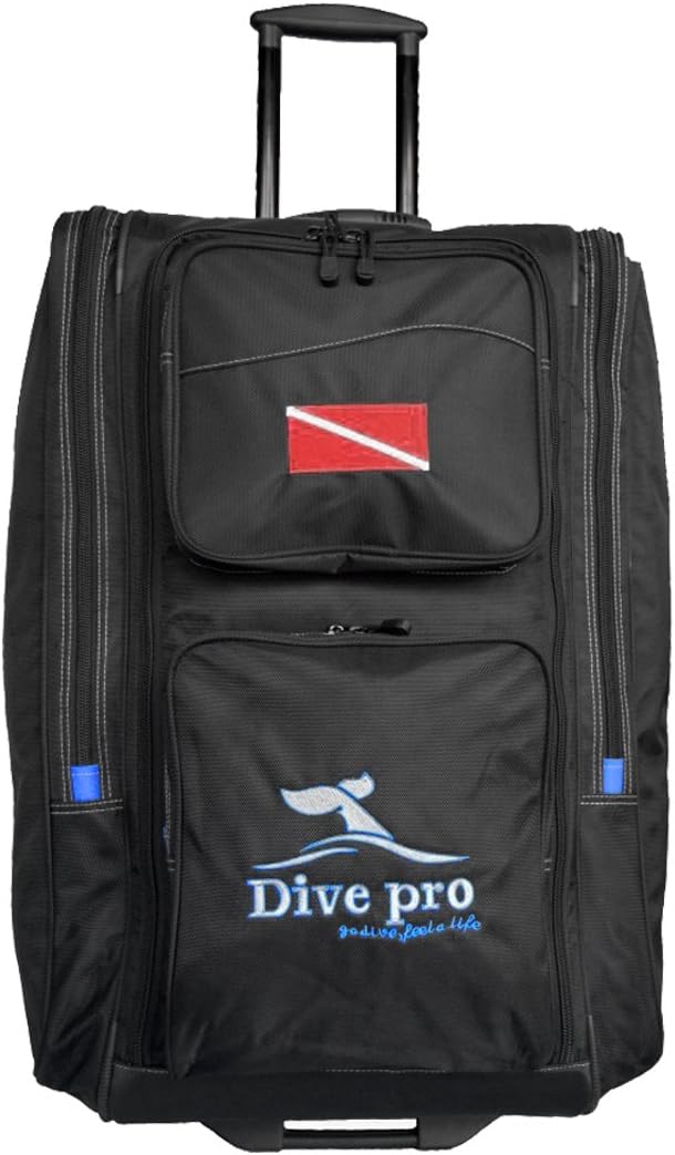 Divepro Tauchru Zip-Up Rucksack with Wheels – Trolly Bag Manta