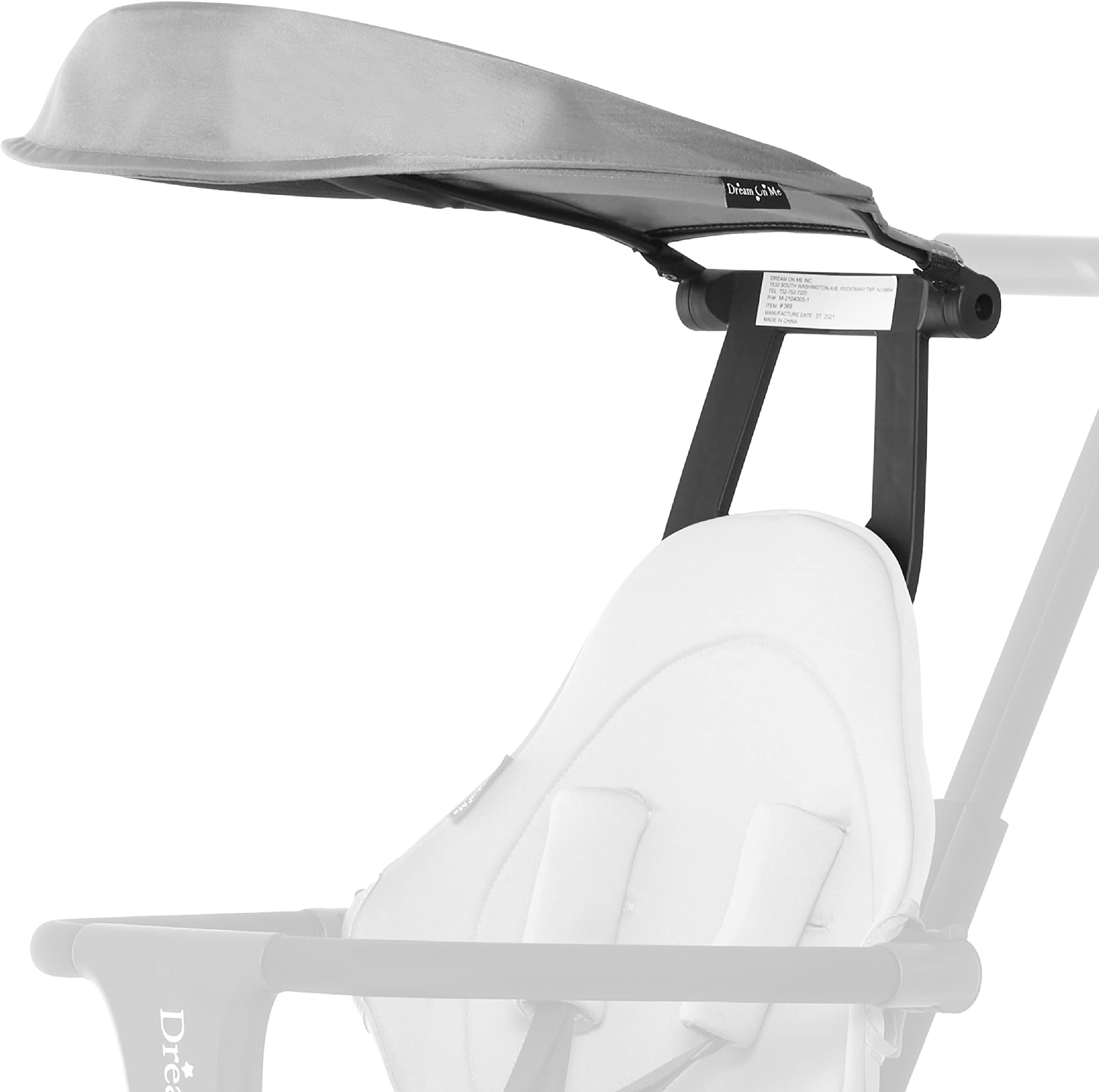 Dream On Me Drift Rider Stroller Canopy, Gray