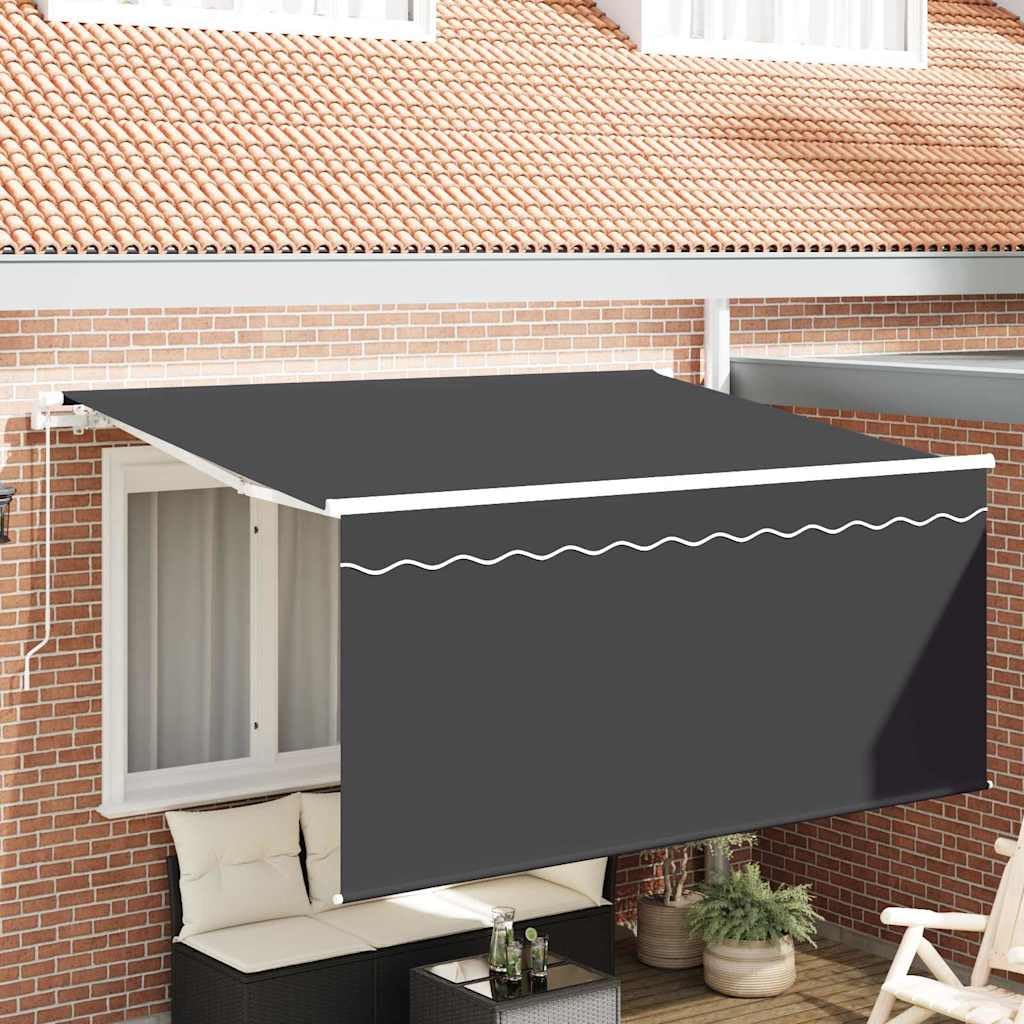 Auvent rétractable anti-UV pour éliminer la chaleur sous la terrasse