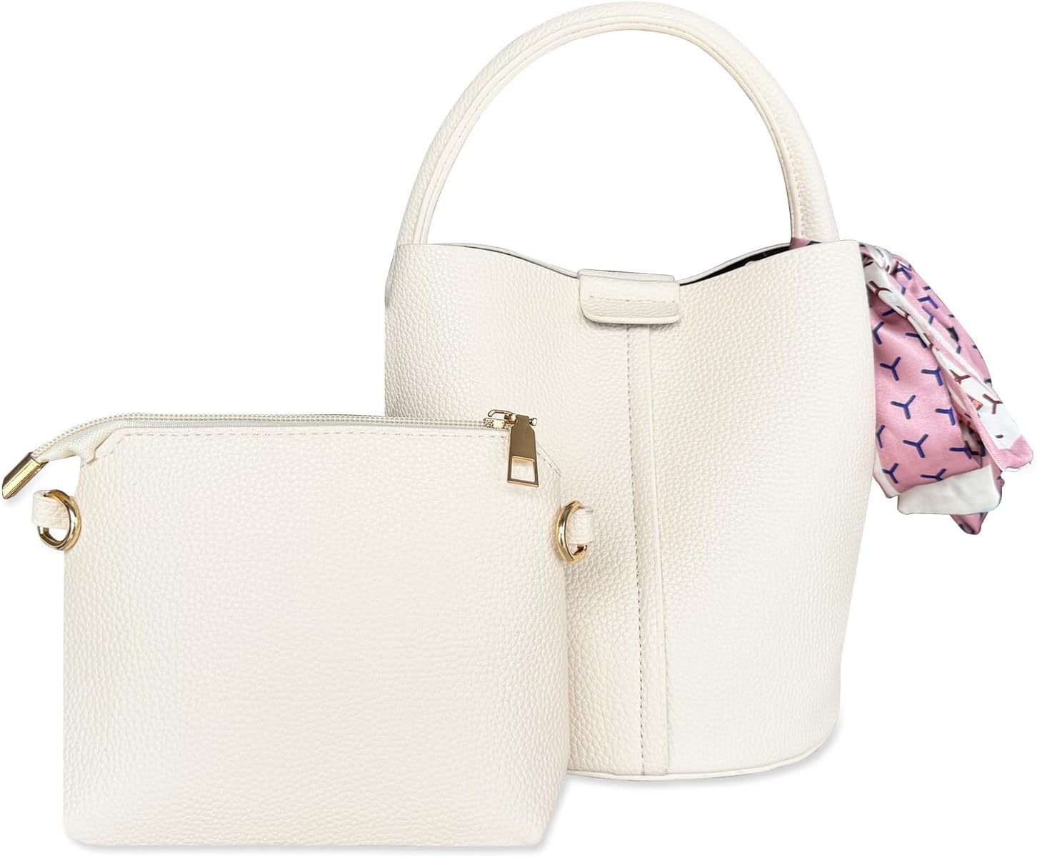 Bucket Bags for Women Leather Bucket Bag Crossbody Bucket Bag with Removable Shoulder Straps