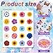 Junkin 600 Pcs Butterflies Flower Stickers for Kids Sunflower Gerbera Daisy Stickers Sheet Insects for Kids Teacher Educational Spring Summer Flower Butterfly Theme Party Classroom Decor