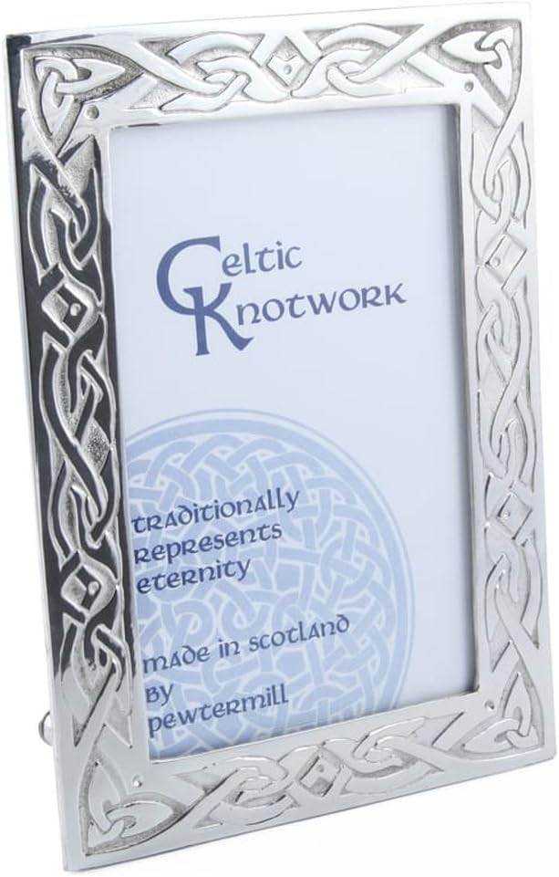 Celtic Knotwork Eternity Pewter Photo Frame 6" x 4"