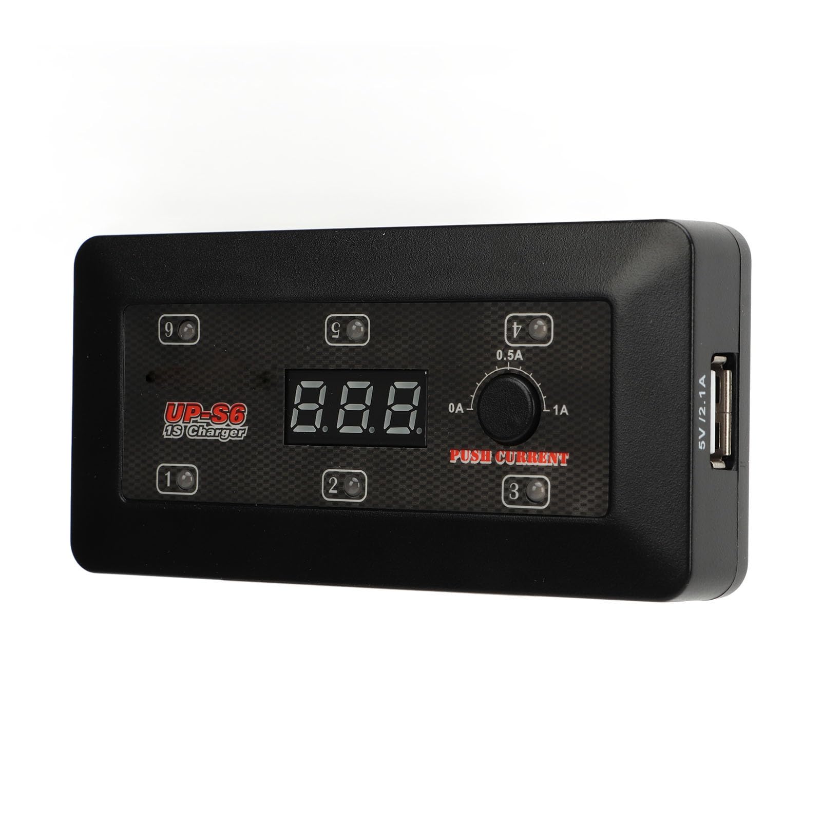 Ładowarka LiPo, Ładowarka do Akumulatorów LiPo ze Wskaźnikiem LED, 6 Niezależnych Portów, Micro MX MCPX, Ładowarka do Akumulatorów LiPo LiHV, Port ładowania USB do Modelu Drona