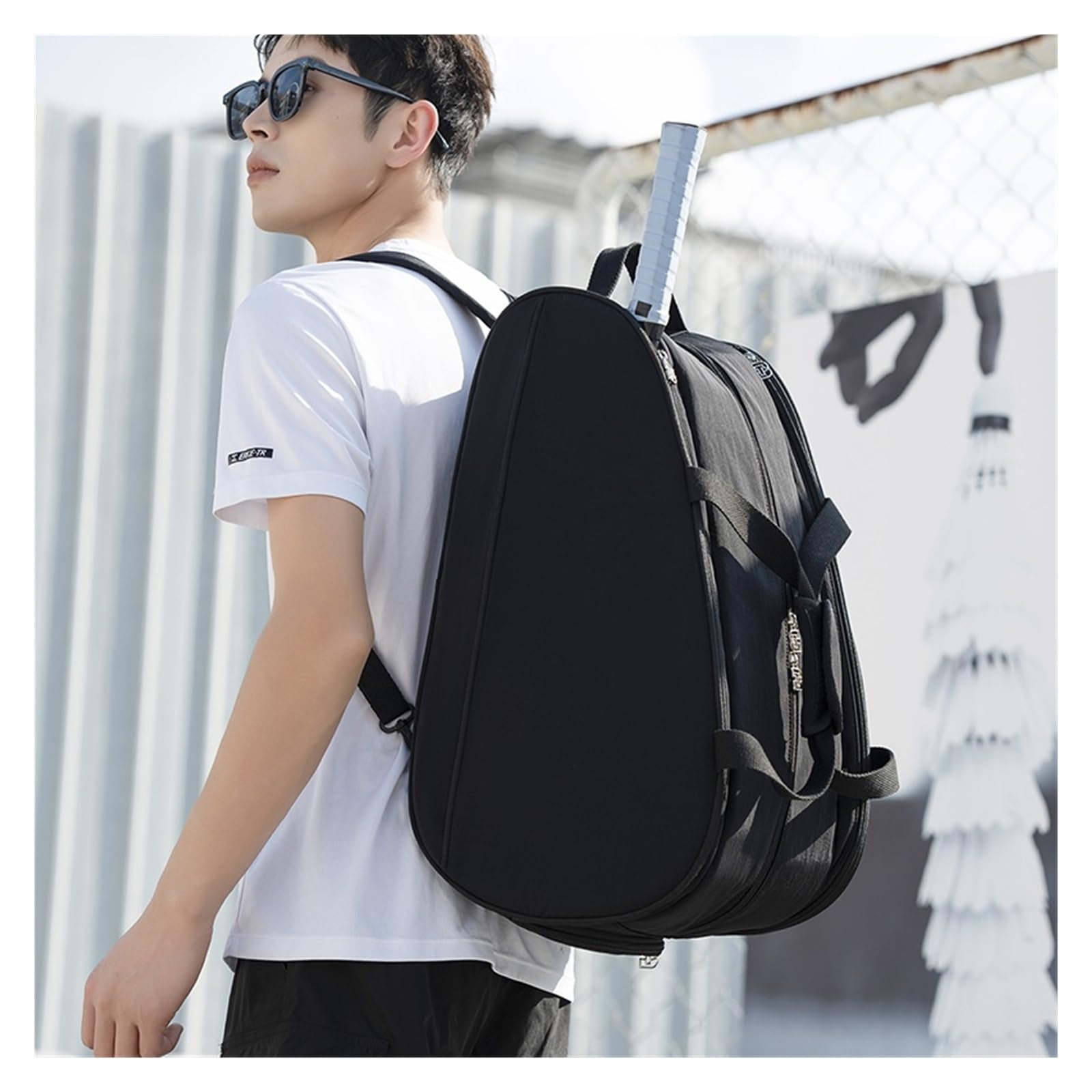 Raquetero Tenis Mochila Profesional for Raqueta De Tenis for Hombre Y Mujer, Bolso De Padel De Squash Y Bádminton, Bolso Portátil De Pickleball