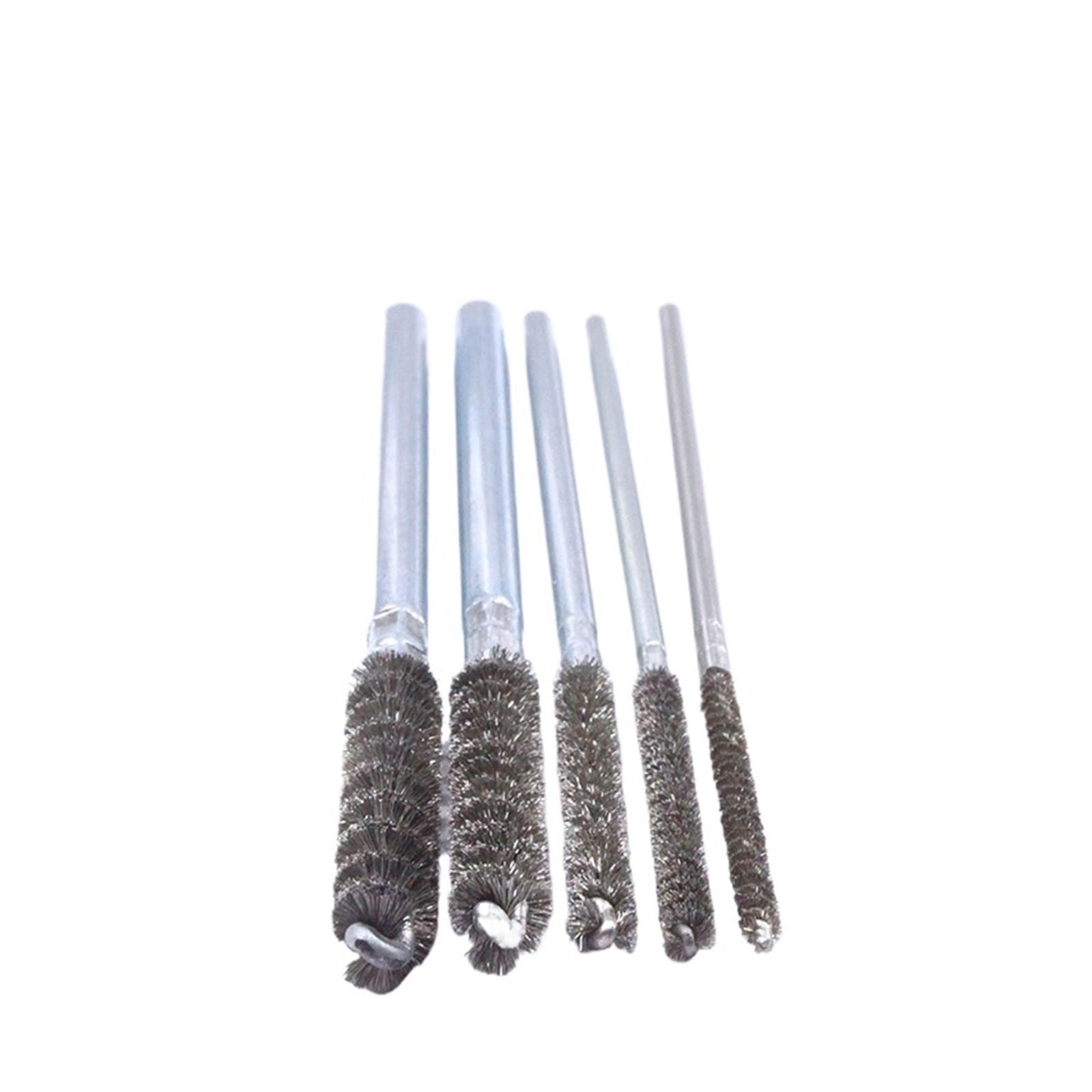 cepillo de alambre, Cepillos de tubo alambre Φ1.5-10mm taladro DIY Cepillo orificio acero inoxidable(Diameter 3.5mm)