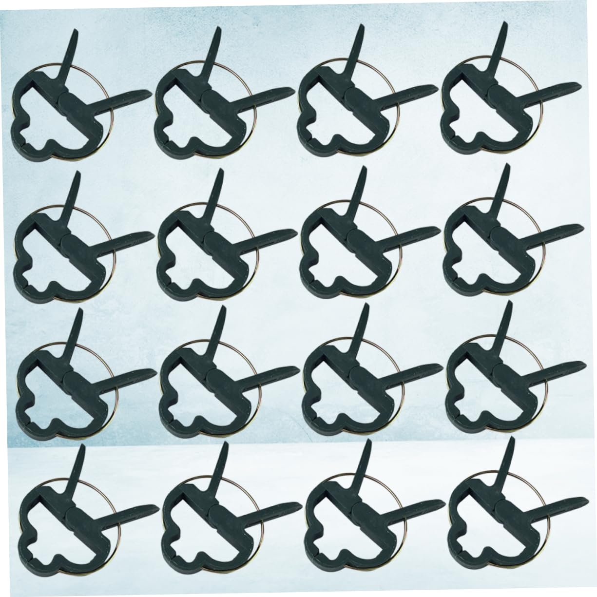 Clips pour Plantes Verts en PE, 80 Pièces pour Tiges, Vignes et Tomates