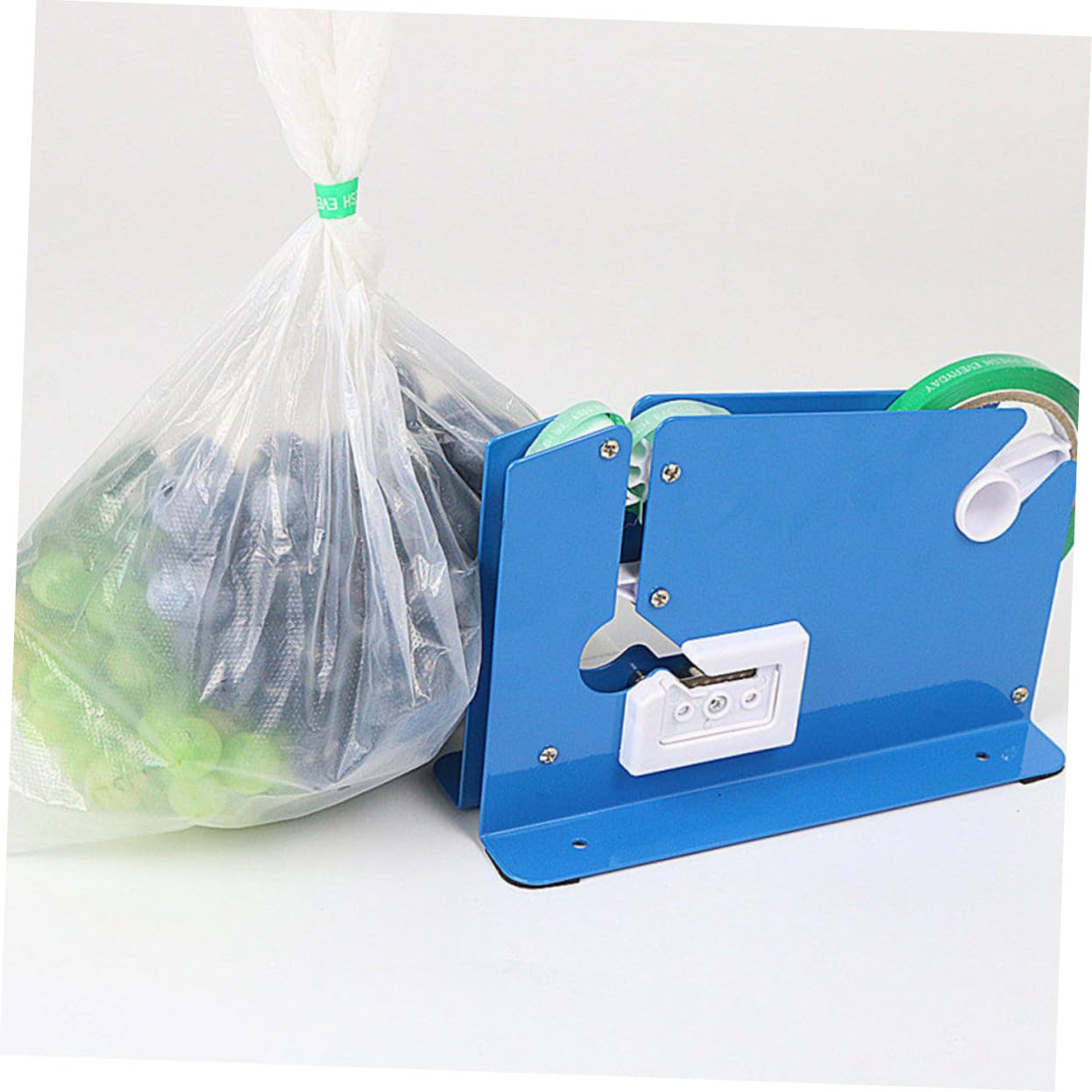 9 Piezas Cortadora de Cinta Adhesiva con Selladora de Bolsas Plásticas Portátil para Embalaje y Almacenamiento Incluye de y Roja Diseño Práctico y Montaje Versátil para Industrial