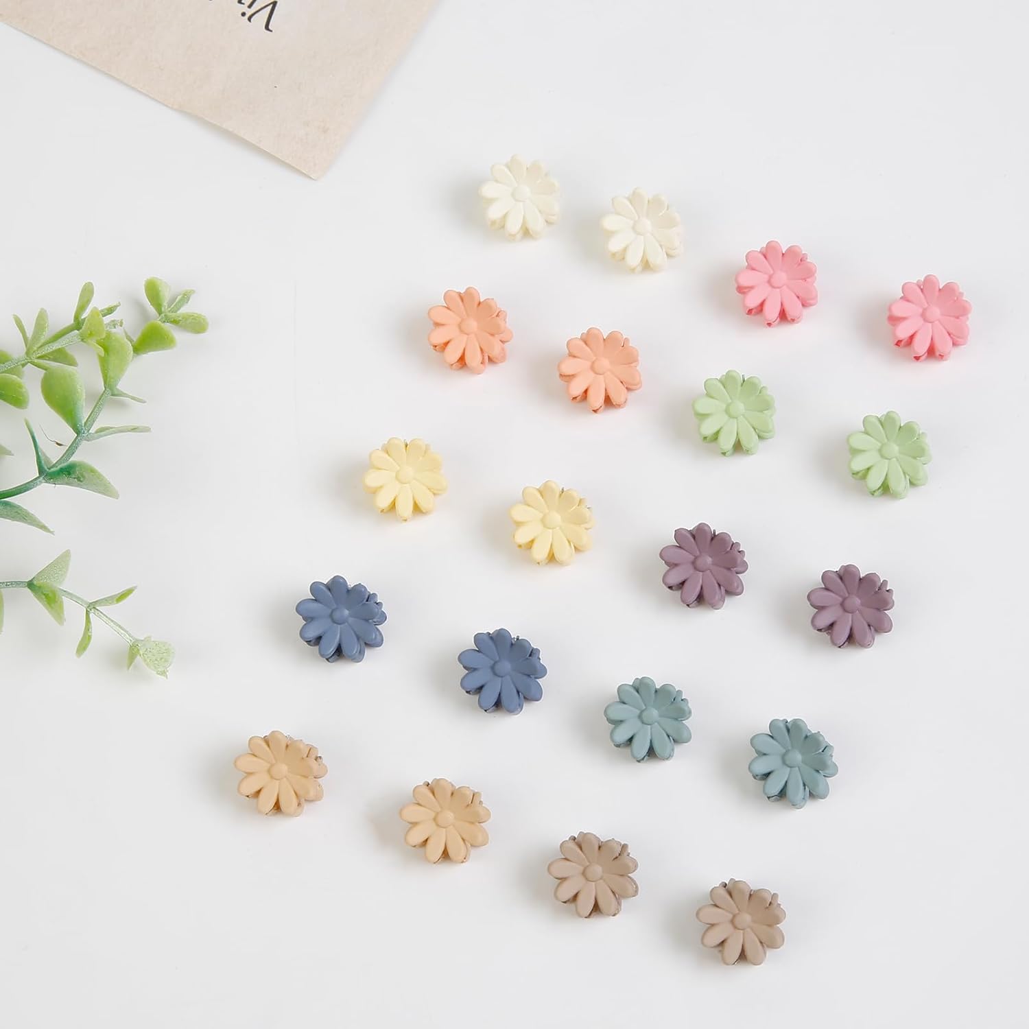 150Pcs Mini Daisy Flower Hair Clips for Women Cute Small Hair Clip Colorful Baby Hair Clips Mini Claw Clips Toddler Hair Accessories for Girls - Image 3