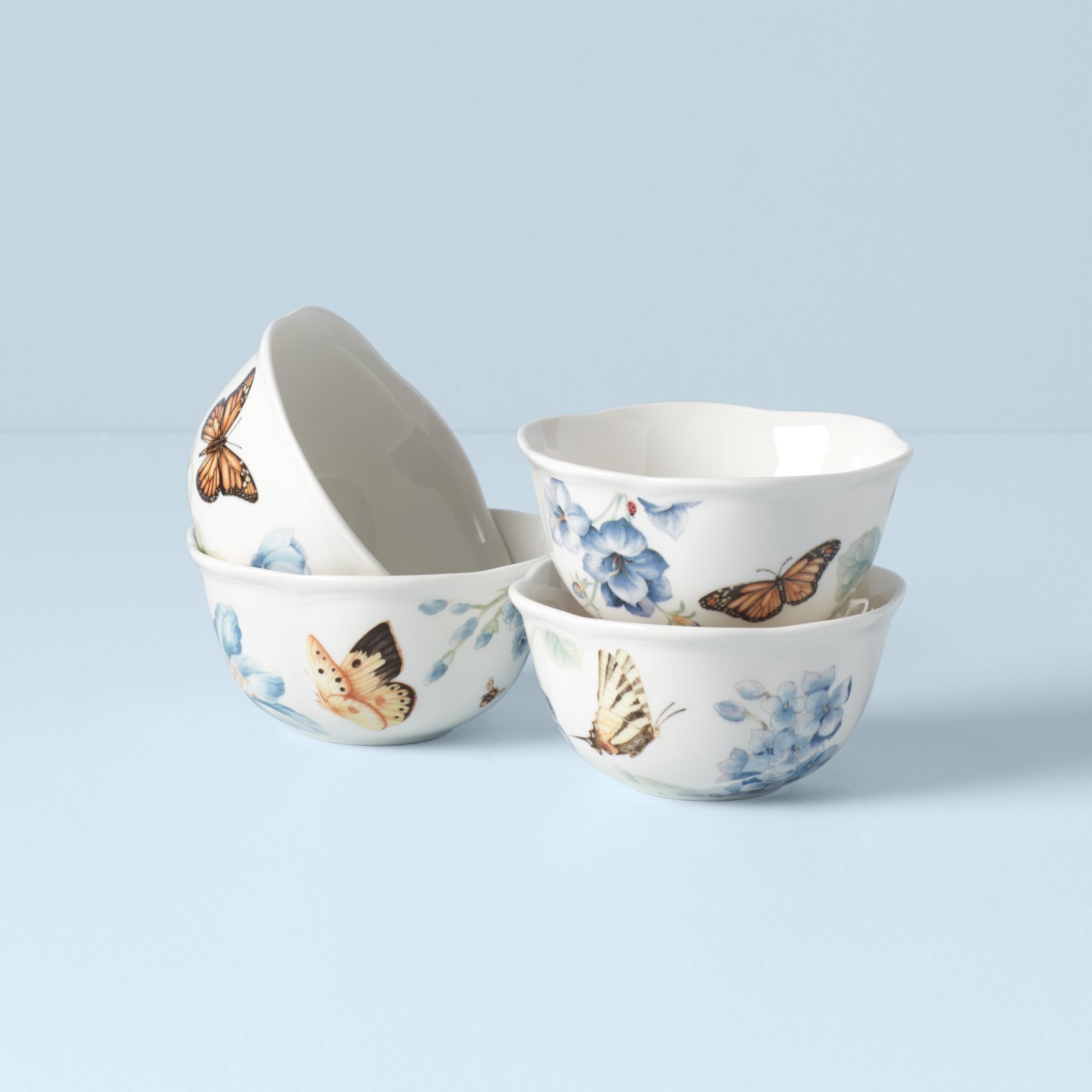 LENOX MEADOW SONG デイナーセット Butterfly Meadow Bowl With Stand