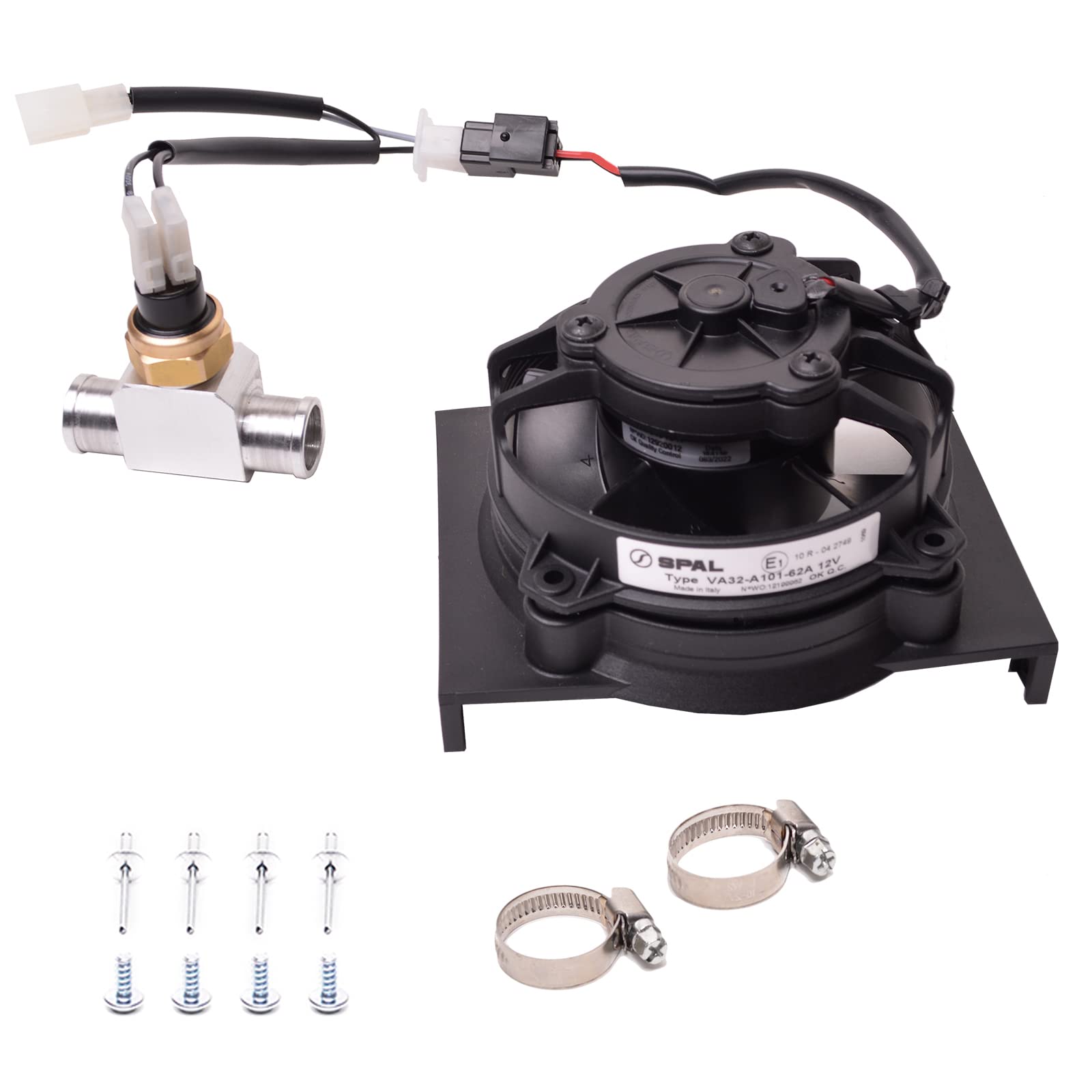 Enduro Beta RR 2T 4T dal 2010 al 2019 - Set di ventole per la sostituzione del radiatore con interruttore termico