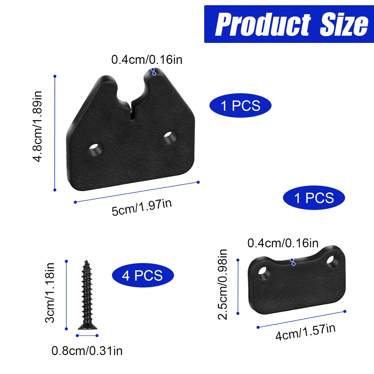 NQEUEPN 6pcs Sun Visor Repair Kit & Screws, Tough Sun Visor Repair Clip Heavy Duty Sun Visor Clip Fix Replacement Repair Accessories for Dodge Ram 1500 Trucks 2019-2023