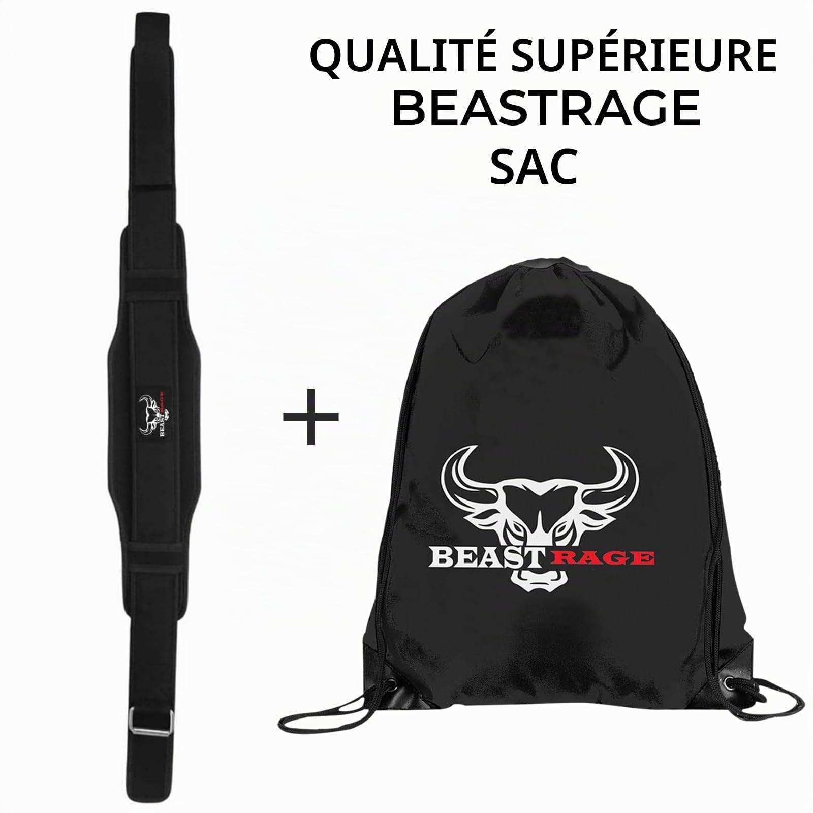 Ceinture d'haltérophilie double force 5.5" en néoprène rembourré pour le soutien du dos ceinture d'entraînement pour le bodybuilding, deadlifting, entraînement de fitness, hommes femmes soutien du tronc pour l'entraînement du bois