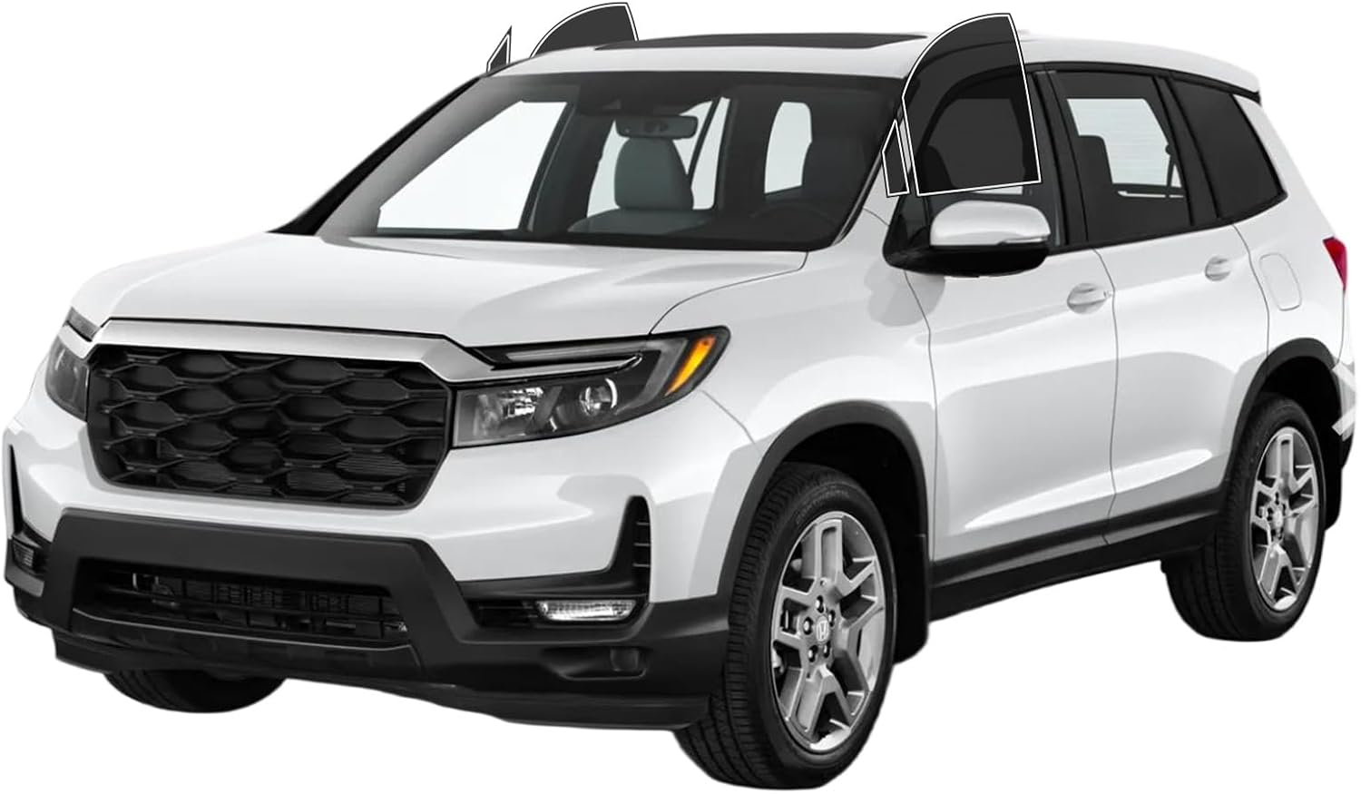 AUTOTEK Precut Window Tint Film for Honda Passport 2019-2025 Rear Windshield 10% VLT 2Ply Anti-Shatter, UV Block, Privacy Protection, Easy Install, No Trimming Needed,Heat & Glare Reduction