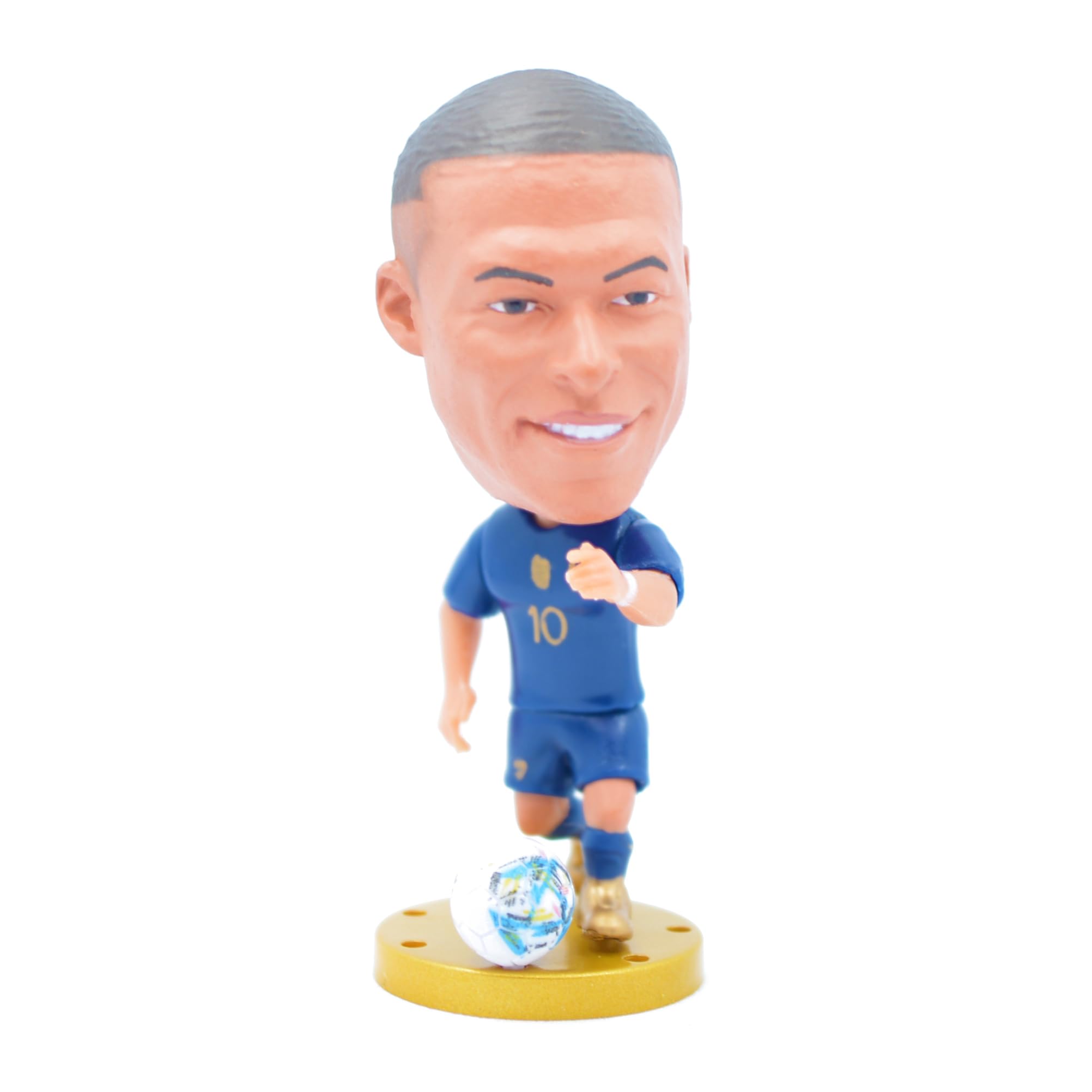 キリアン・エムバペ・ロタン（Kylian Mbappé Lottin)【フランス代表2023スマイル】エンバぺ ムバッペ フィギュア | フットボールミニコレフィギュア, FootballMiniCOL Figure, サッカー選手フィギュア, コレクションアイテム, ディスプレイ向け