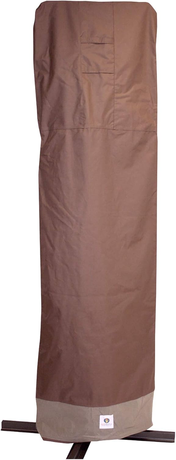 Duck Covers Ultimate Offset Patio Umbrella Cover with Installation Pole