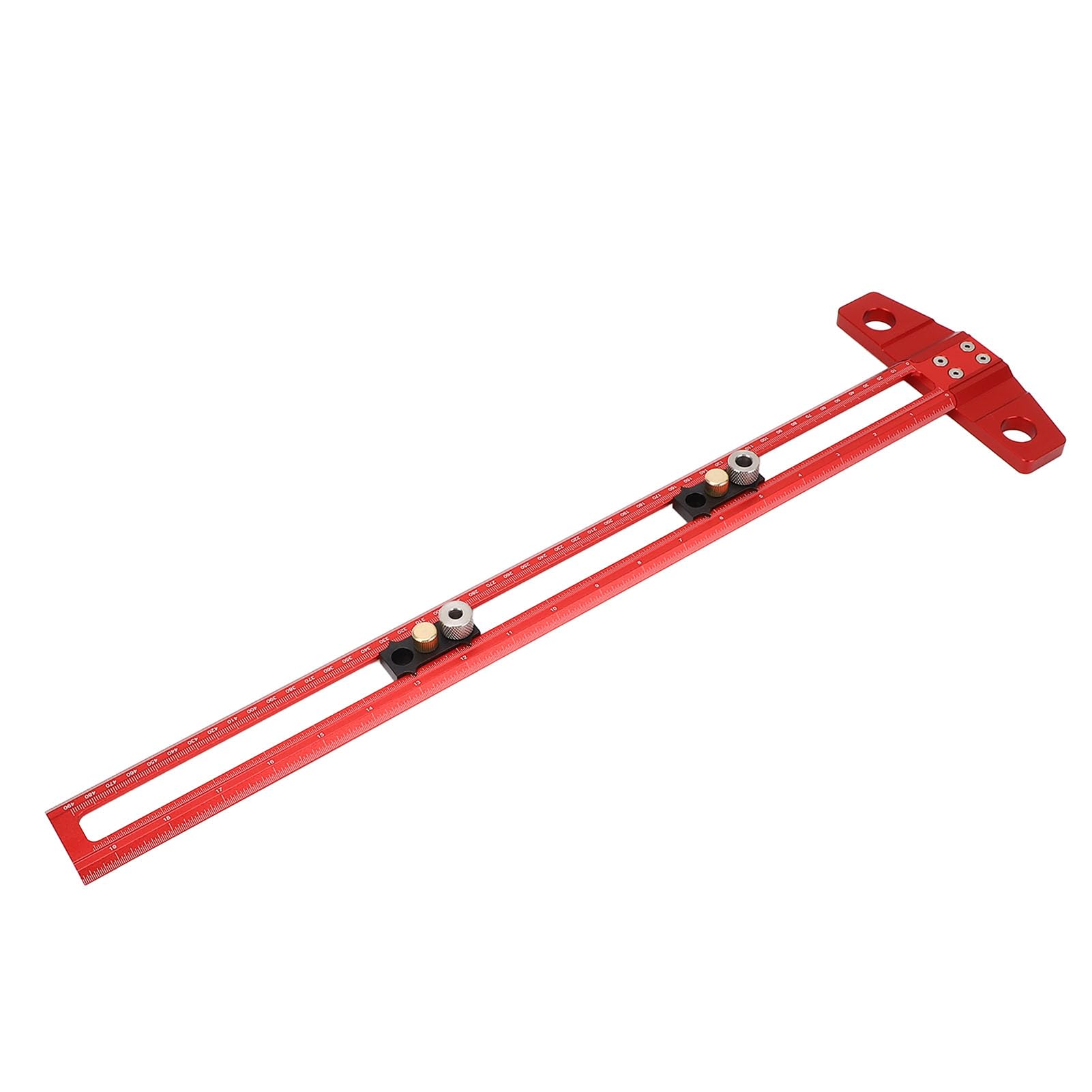 linijka, Linijka kwadratowa do obróbki drewna, wymienne tuleje wiertarskie 6 8 10 mm dokładnej