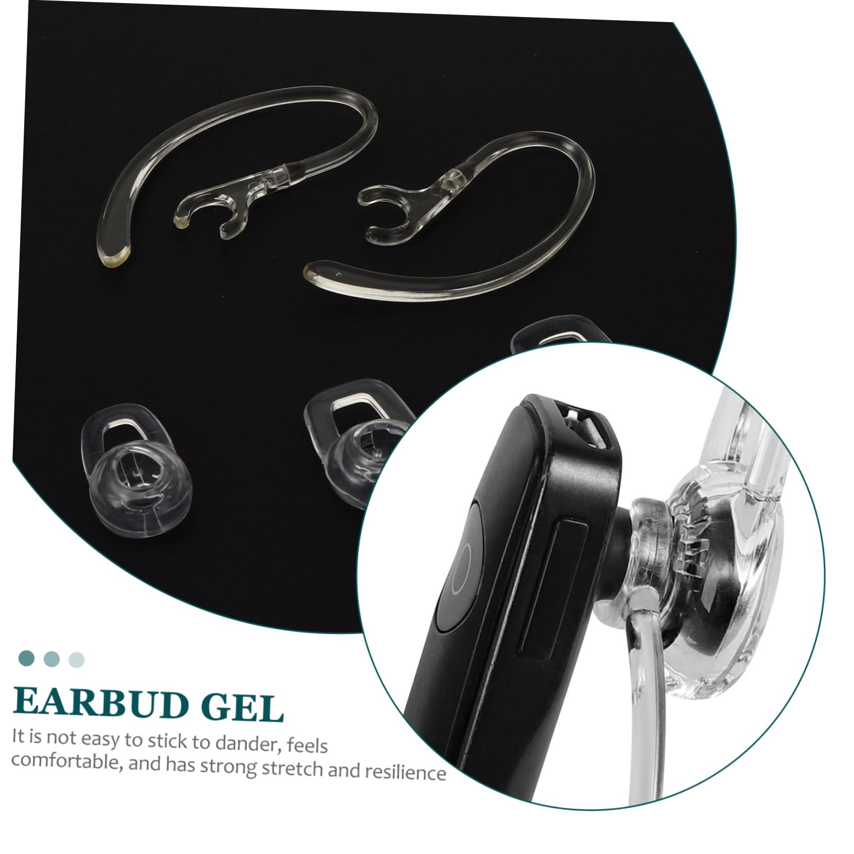 Uonlytech Ensembles De 60 Pièces Boules Quies Earbuds insonorisation Casques Audio Casque Micro Mousse oreillette Embout d'écouteur sans Fil Gel pour écouteurs sans Fil Synthétique