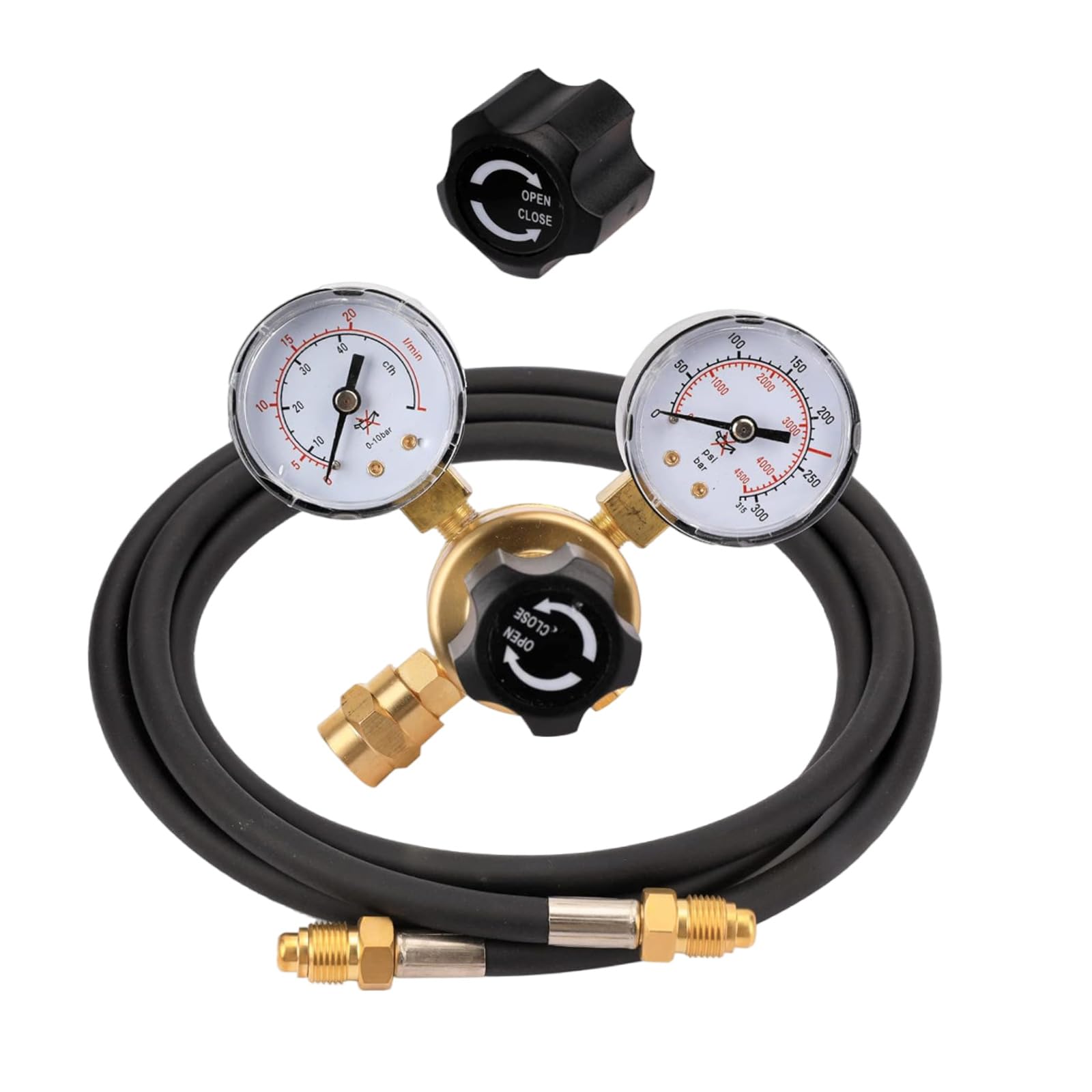 Argons CO2 Regulator with Accuracy Pressures Control WX 02 / CO2 for Welding & Industrial Applications Strong Metal Reducers