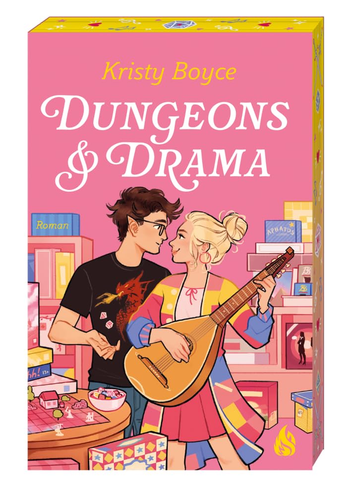 Dungeons & Drama: SPIEGEL-Bestseller | Nerdy YA-Romance mit wunderschönem Farbschnitt | | | Limitierter Farbschnitt und illustrierte Innenklappen |