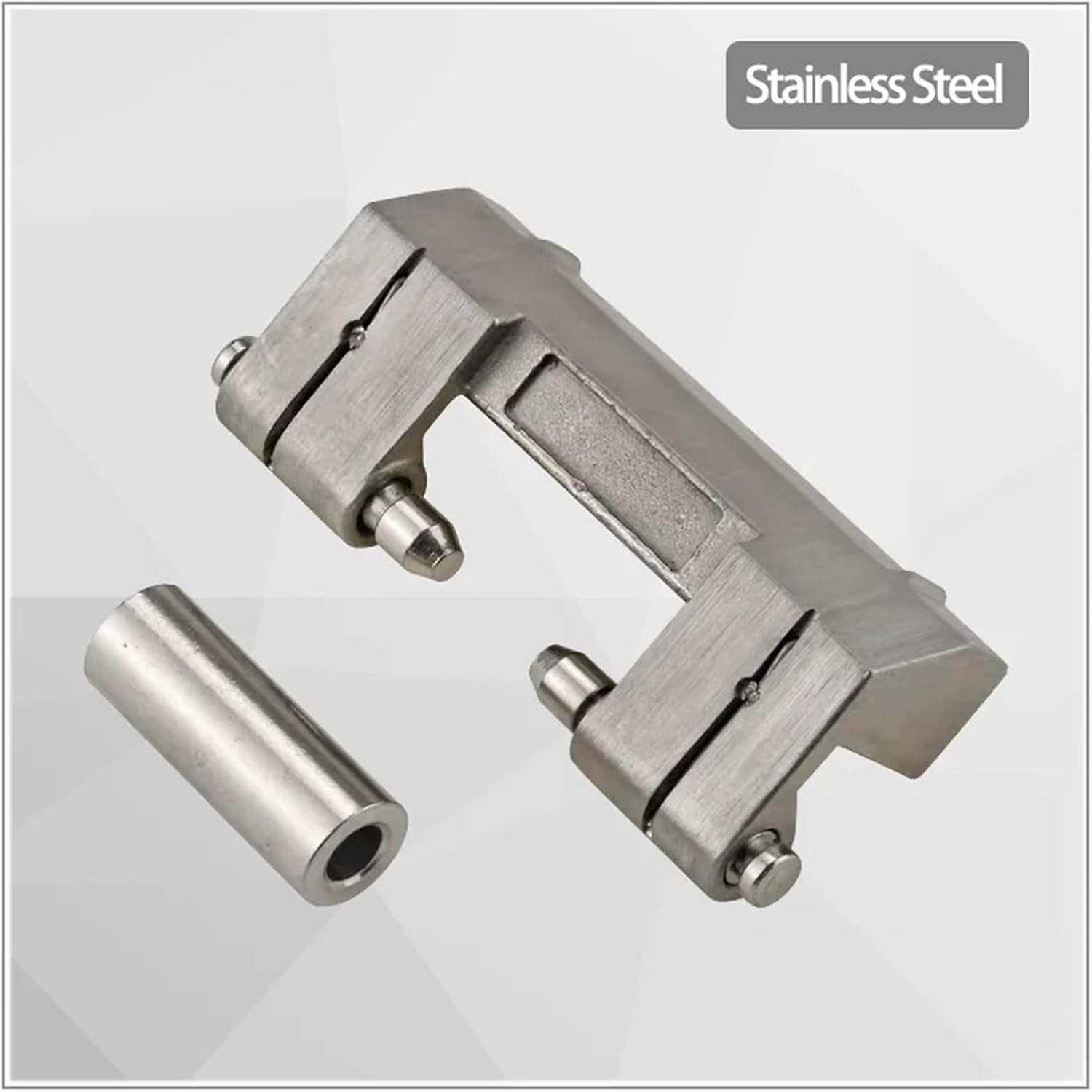 304 Stainless Steel Detachable Welded Hinges Industrial Electrical Equipment Cabinets Concealed 1Pcs