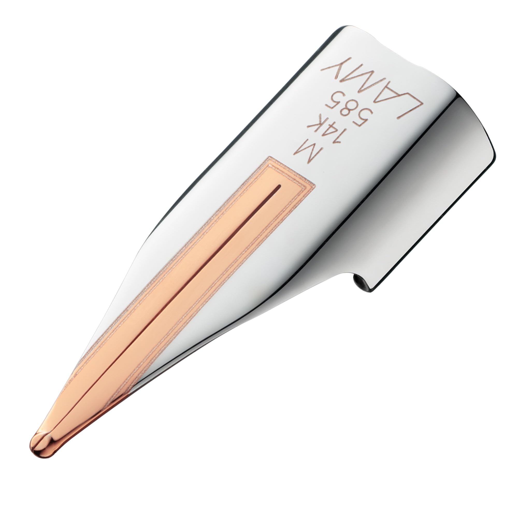 Lamy Z 58 tüy 88-14 kt. altın tüy iki renkli (gümüş pembe altın) - kısmen palladinlenmiş - dialog cc dolma kalem için uygundur - uç kalınlığı M