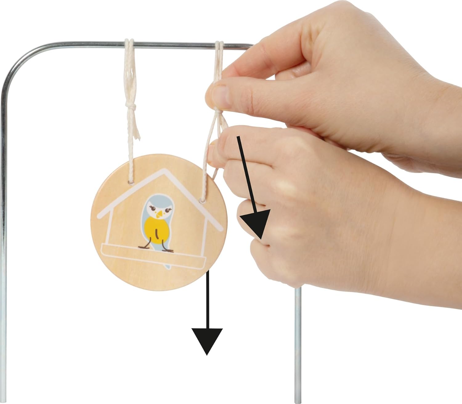 small foot Garden Buddies Wooden Croquet, Sturdy Outdoor Game with Cute Animal Pattern, for Children from 3 Years, 12646