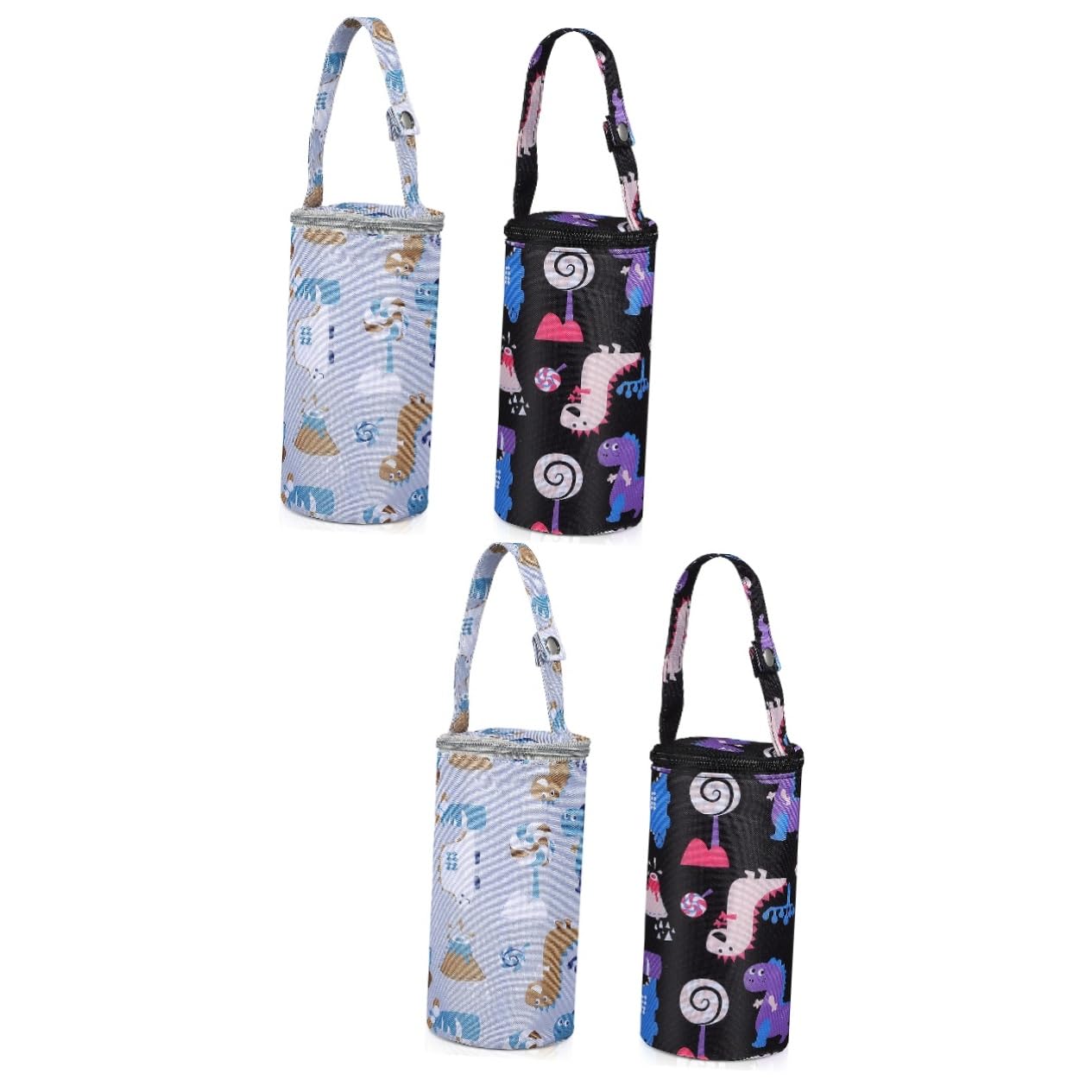TOYANDONA 4piezas Bolsa Térmica para Biberones Aislante Portátil para Almacenamiento De Leche Materna para Carritos y Paseos Diseño Material Resistente y
