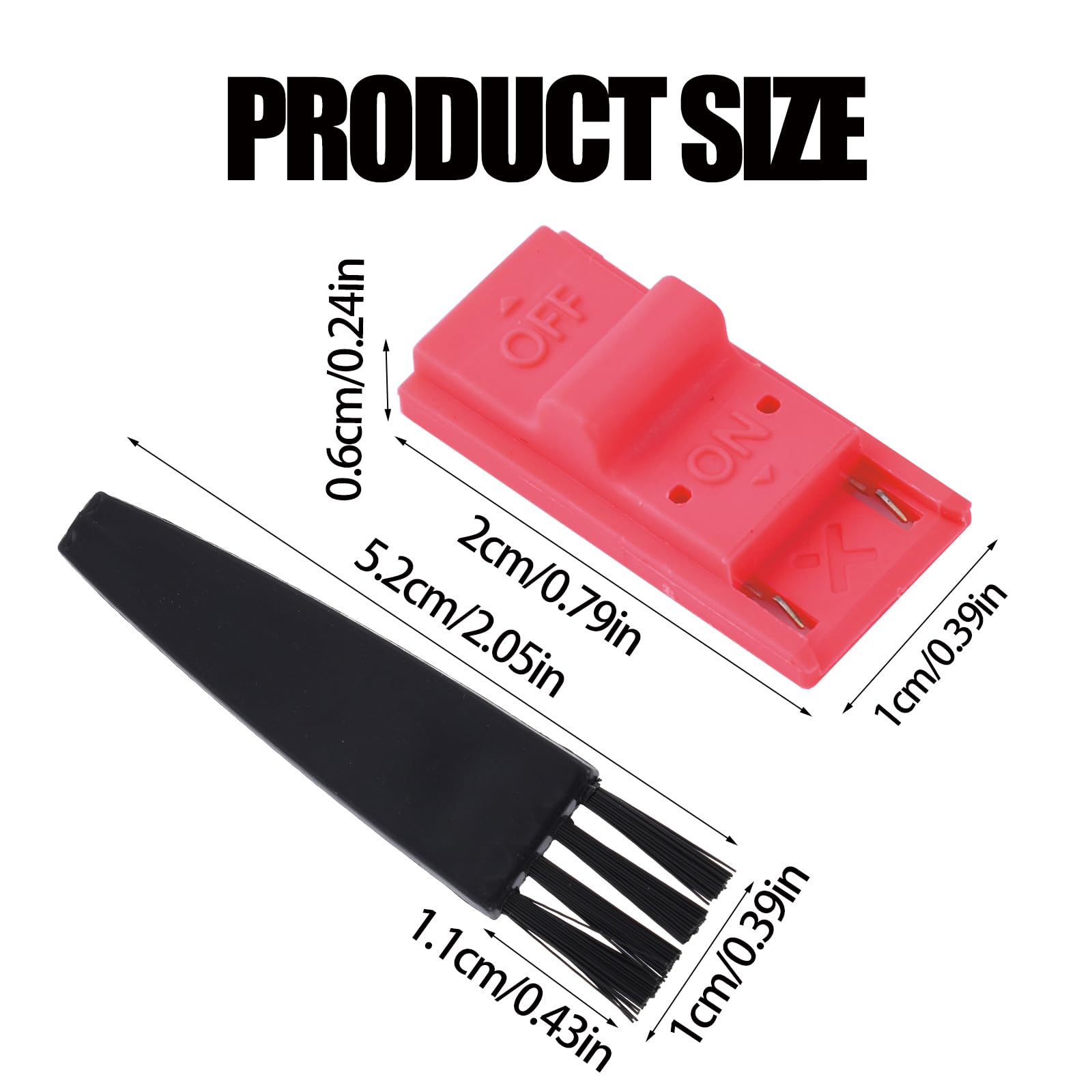 BTFO Jig RCM Compatible con Switch Consola, Loader RCM de Plástico Herramienta Cortocircuito Plantilla con Cepillo Limpieza Polvo para Accesorios Recuperación de Consolas Videojuegos