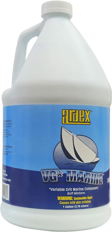 Ardex VG Marine 2408 Composto de Polimento para Verniz e Gelcoat, Corte Variável, 3,785 L