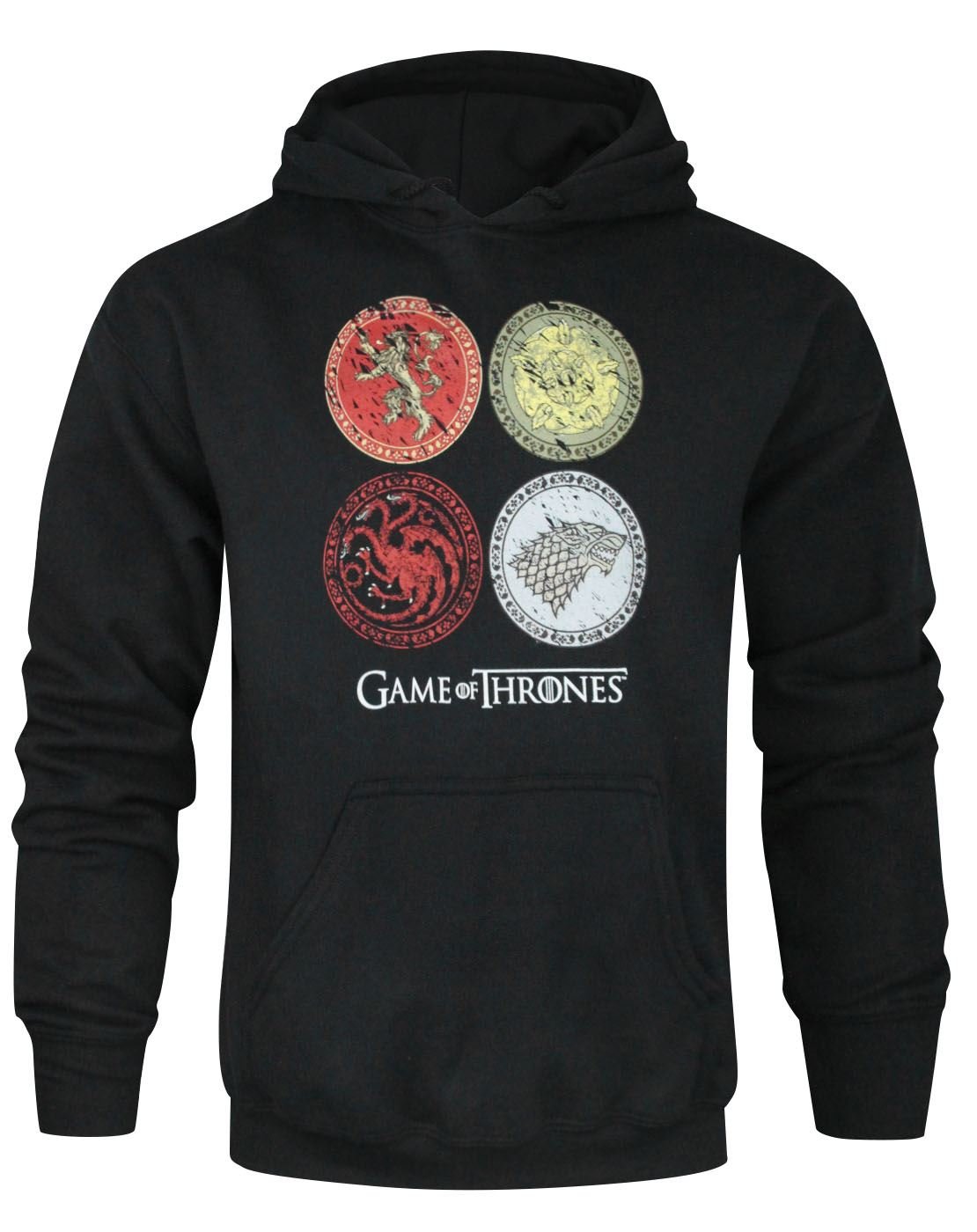 Game of Thrones House Crests Unisex Hoodie Black