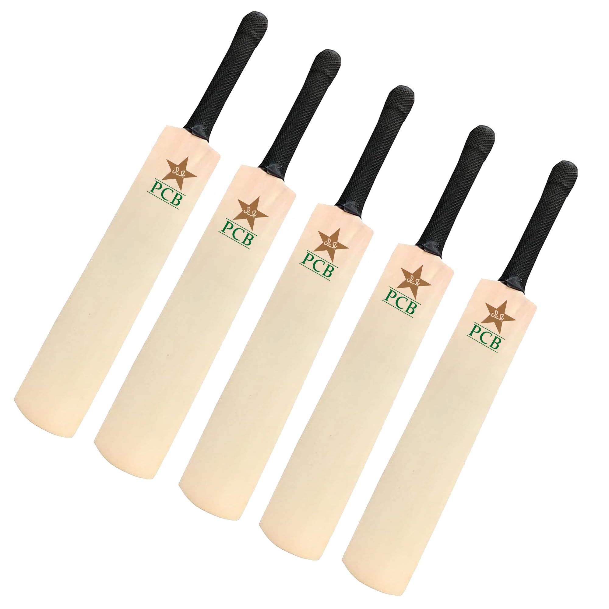 ND Sports Mini Wooden Cricket Bat for Autographs, Premium Miniature Cricket Bat with Rubber Grip (Pack of 1, 3, or 5), Souvenir & Display Piece