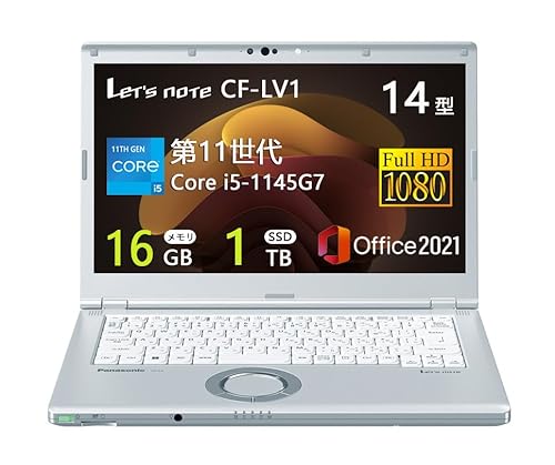 �y�����ςݕi�z�m�[�g�p�\�R�� Let`s note CF-LV1 ����11����Core i5-1145G7 - ������16GB - SSD1TB - 14�^FHD(1920x1080) - Web�J���� - WiFi&Bluetooth - USB Typ