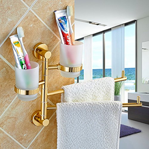 Toallero de baño de acero para organizar tus toallas con elegancia