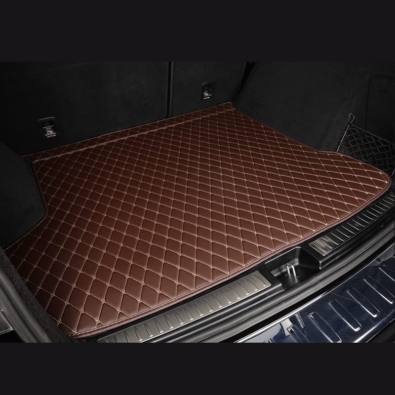 Protector Maletero Alfombrillas Maletero Coche Personalizadas 7 Asientos Aptas para para Outlander 2022-2024 Almohadillas Revestimiento Carga Maletero Antiincrustante(Café)
