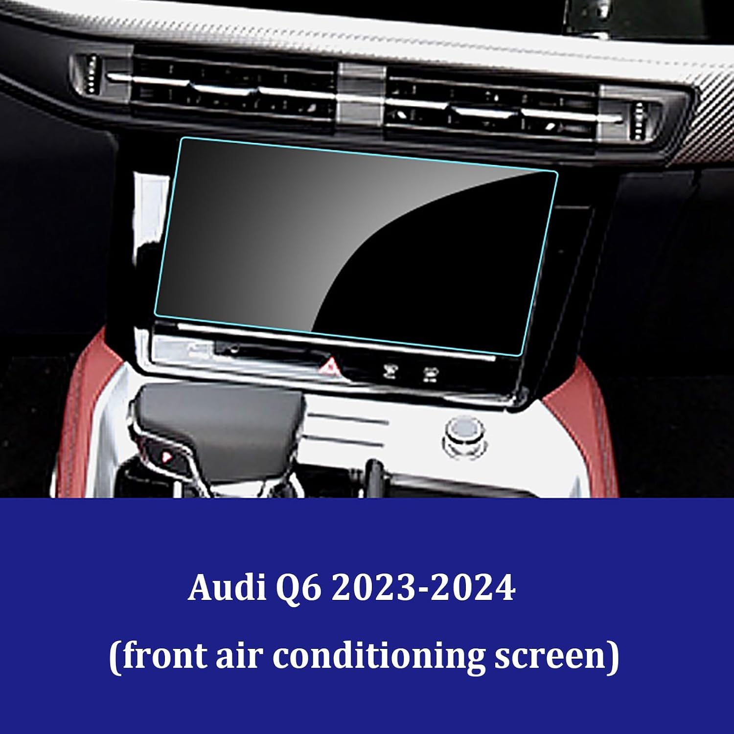 Pellicola Protettiva Auto per Audi Q6 2023-2024 (Front Air Conditioning)