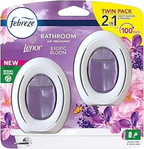 Febreze Bathroom, Continuous Air Freshener Lenor Exotic Bloom 2 Count ...