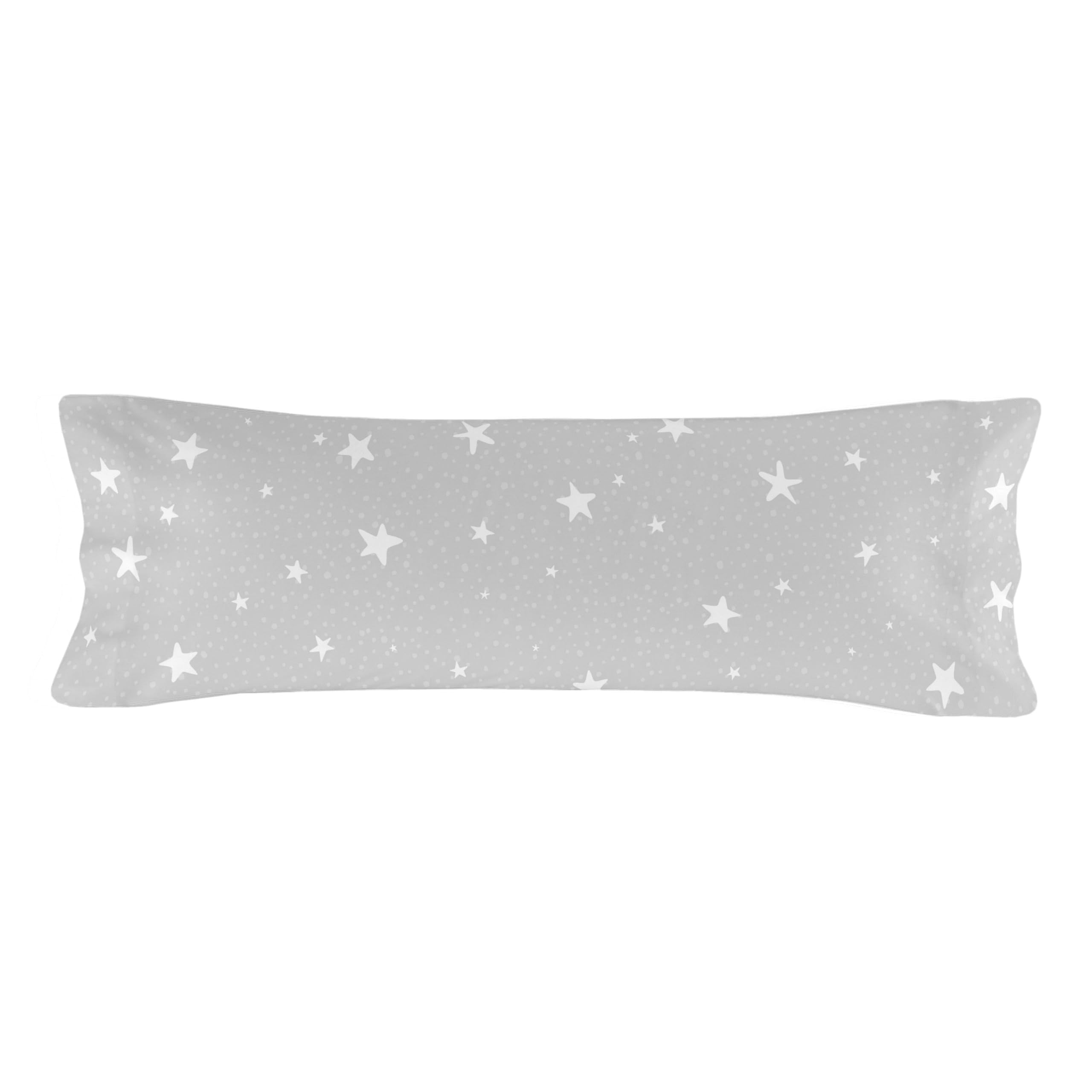 Little Star Grey Saco nórdico Gris, 105x200 cm (Cama 105) Sin Relleno, 100% Algodón, Calidad de 150 Hilos