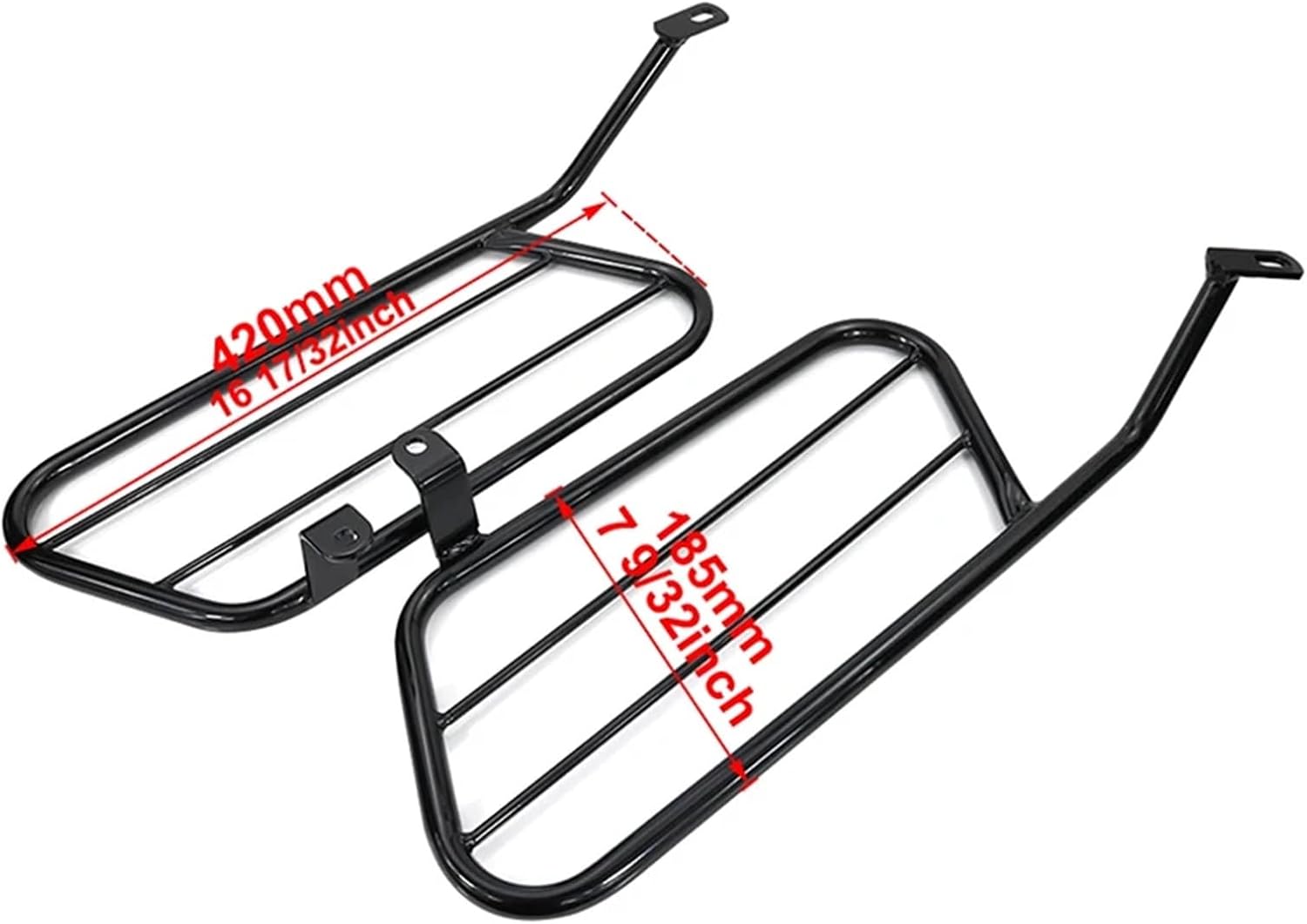 Replacement Fit For KAWASAKI KLR650 1987-2018 KLR 650 Side Saddle Bag Support Tail Luggage Trunk Case Bracket Pannier Racks Carrier