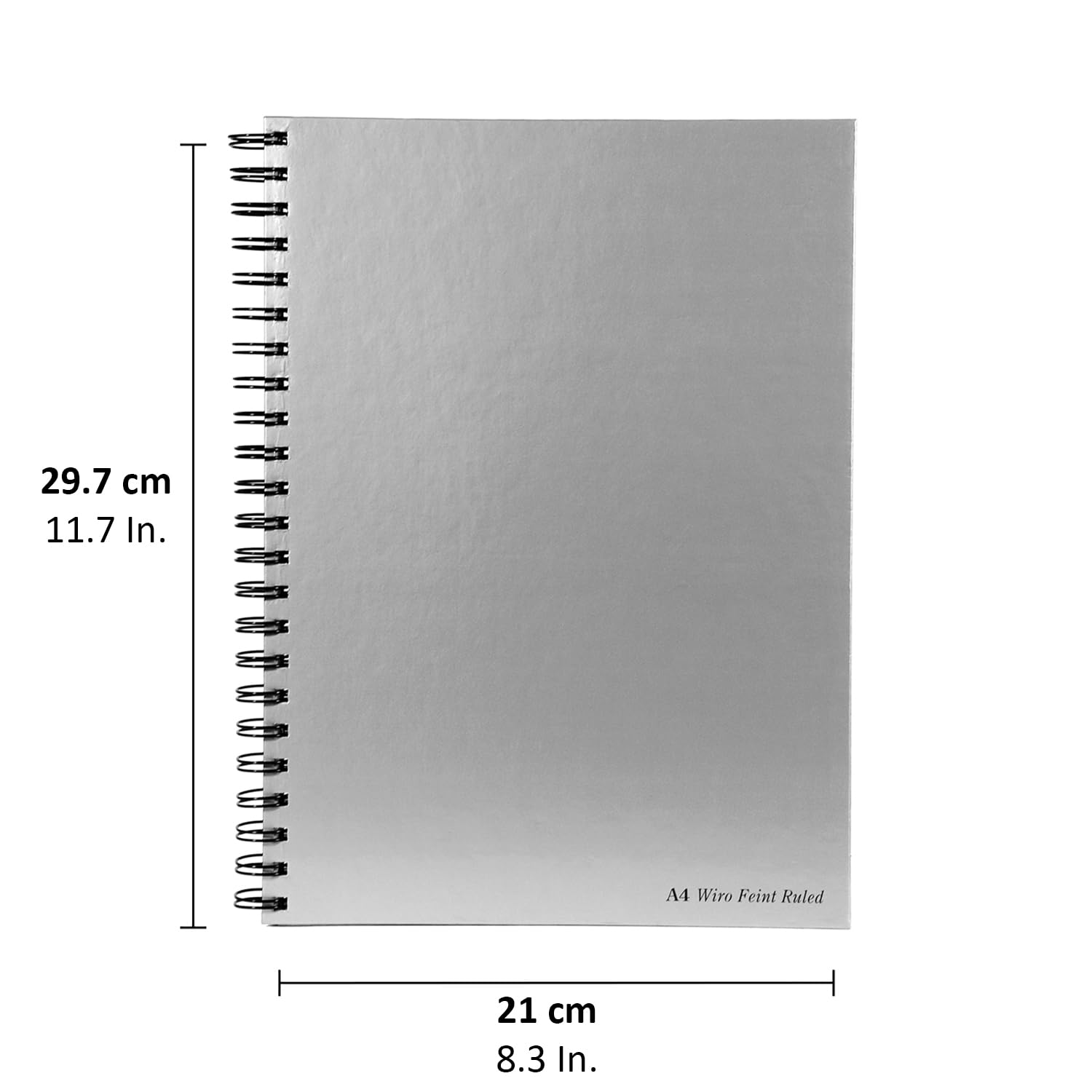 Pukka Pads Cahier à spirale Argent A4 (Import Royaume Uni)