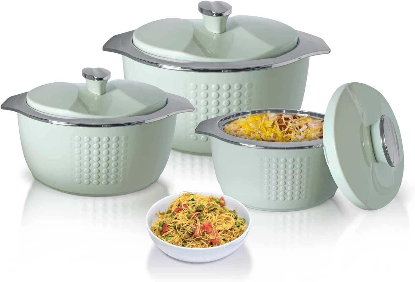 Jaypee Insulated Casserole Dishes Serving Dishes With Lid Stainless
