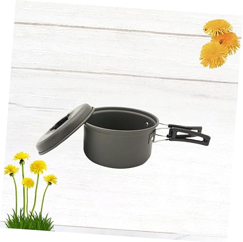 Miniatura 9 de VANZACK 3 piezas de fideos cuencos olla de cocción multifunción fuego abierto calefacción fideos olla estofado salud olla individual al aire libre