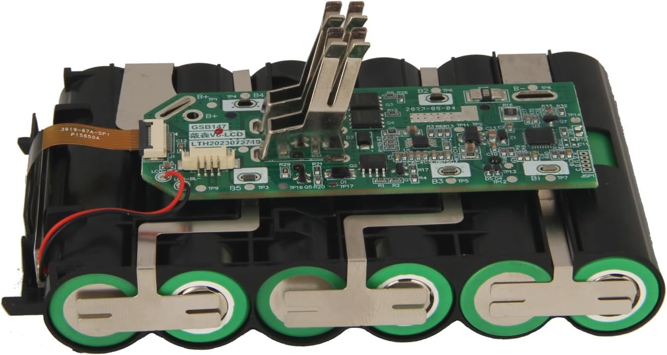 3000mAh Rechargeable Battery Replacement for Dysn V6 21.6V Li-ion Battery Compatible with V6 Animal Absolute Motorhead Slim SV03 SV04 SV05 SV06 SV07 SV09 DC58 DC59 DC61 DC62 DC72 DC74